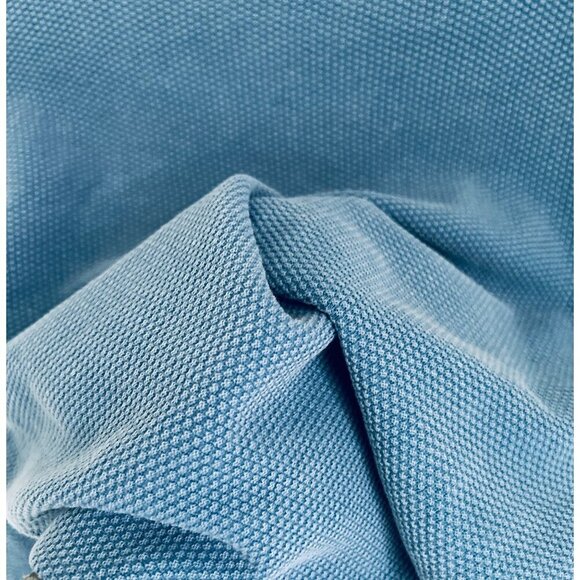 Dan John Blue Textured V-Neck Long Sleeve Pullover Sweater For Men - Picture 8 of 11